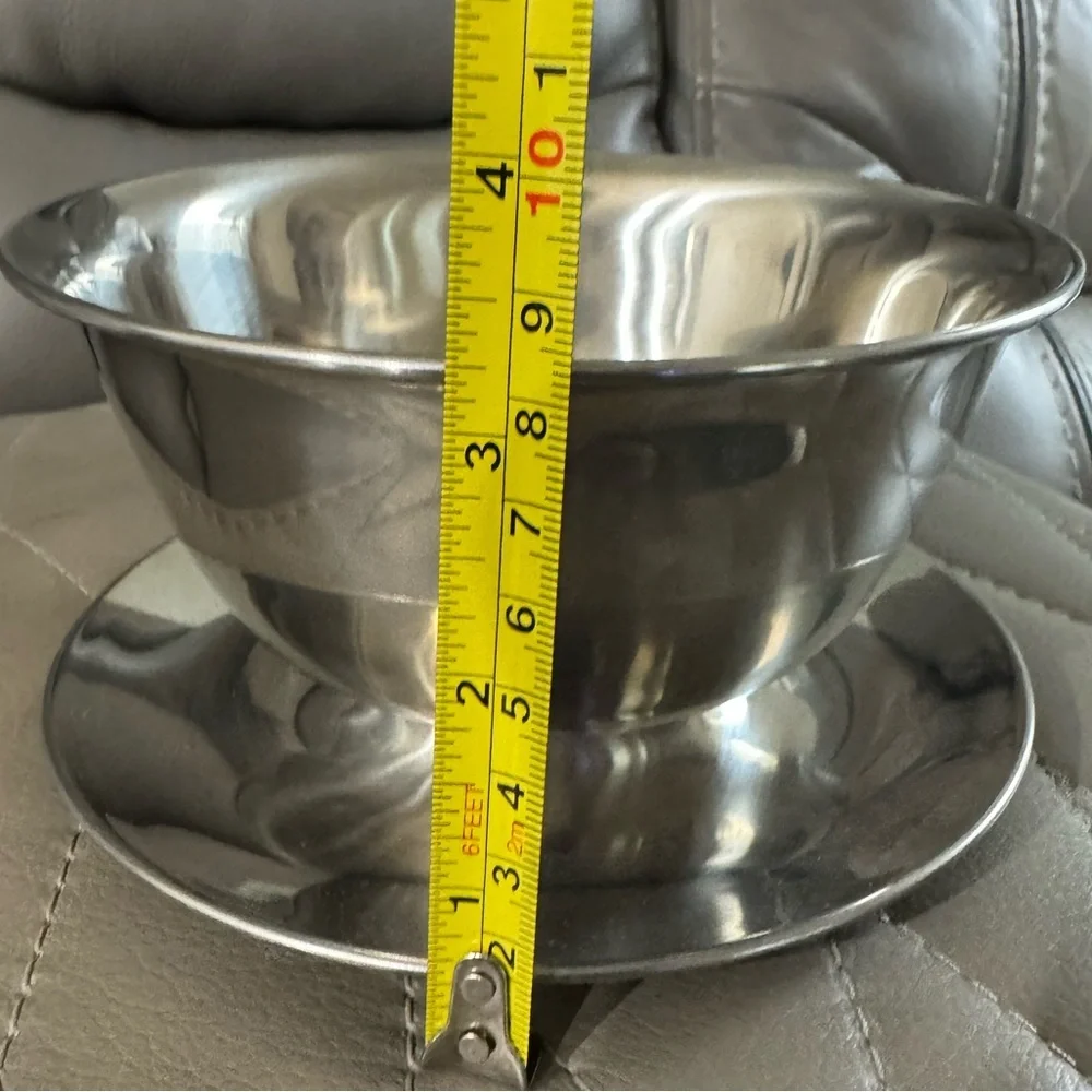 🔥Vintage lot SALE🔥Denmark and Viking Stainless Steel Bowl with Plate